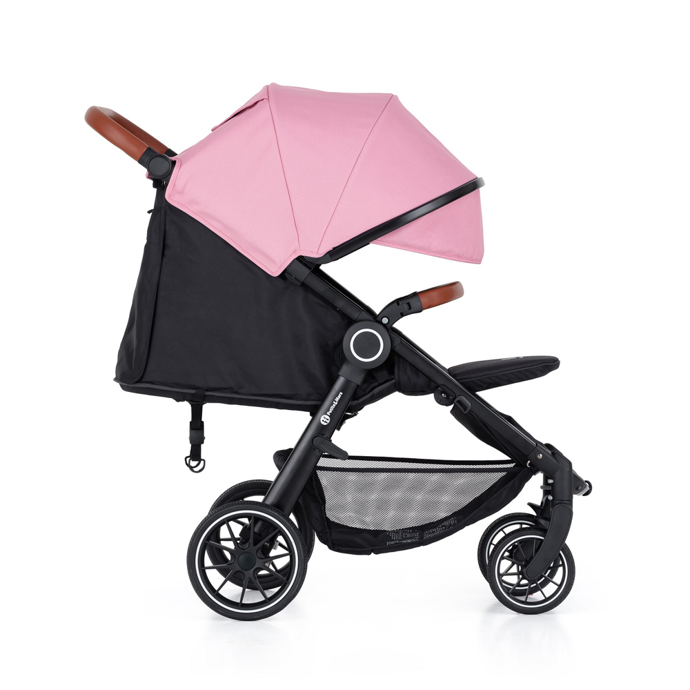 PETITE&MARS Barnvagn Street+ RWS Ek Rose Rosa Komplett