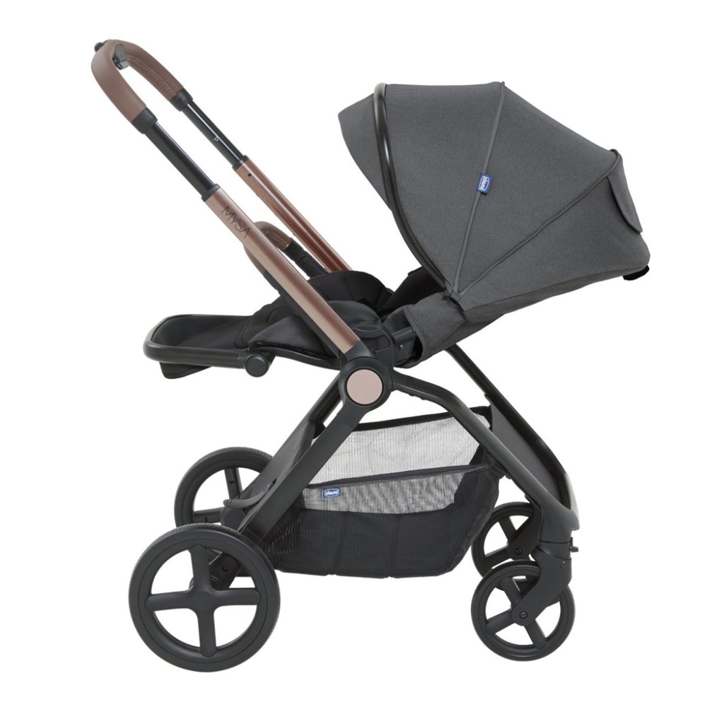 CHICCO Passeggino Combinato Mysa 3 In 1 Charming Grey + Sdraietta Chicco Allround GRATIS