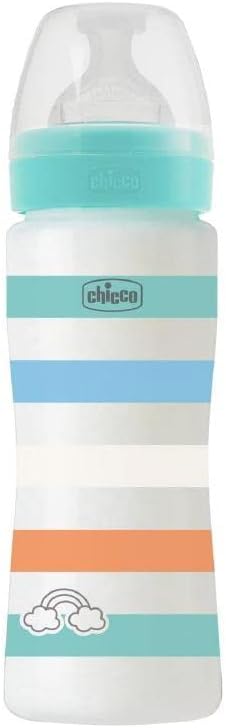 CHICCO Biberon Benessere In Silicone 330 Ml Ragazzo