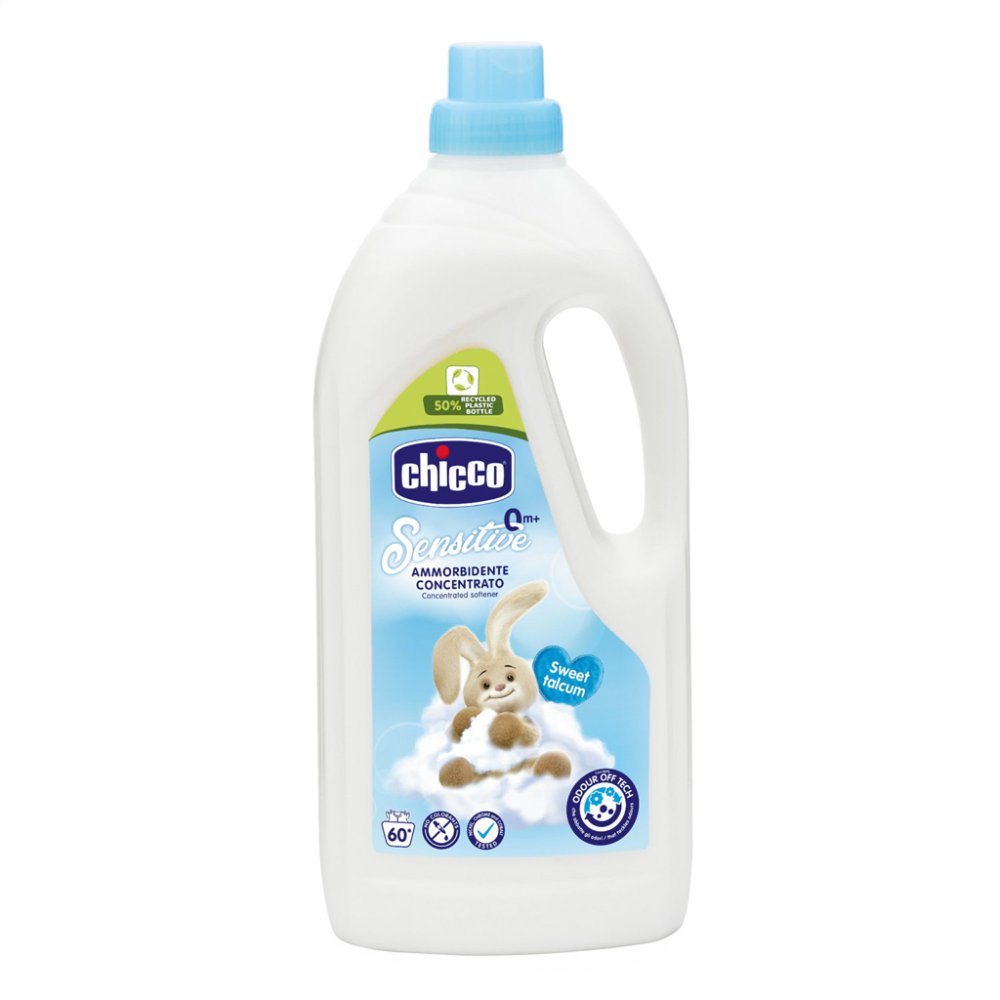 CHICCO Weichspülerkonzentrat Sweet Powder 1,5 Ll, 60 Wäschen