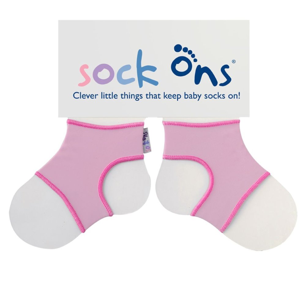 Porte-chaussettes classique KIKKO Sock Ons - Rose (6-12m)
