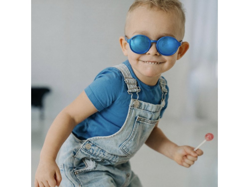 Lunettes de soleil LITTLE KYDOO Ocean Blue UV 400, polarisées 1-3 ans – Image 3