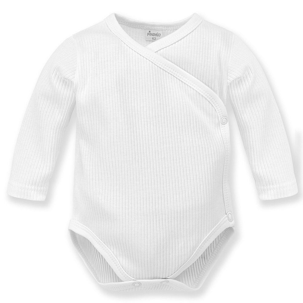 PINOKIO Body de canalé con mangas largas Lovely Day uni blanco talla 44