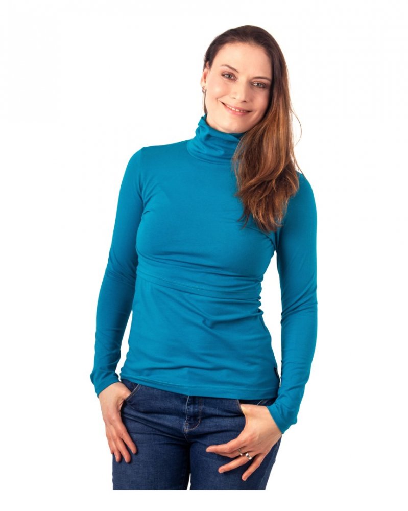 Ápolási garbó Katherine, sötét türkizkék L/XL