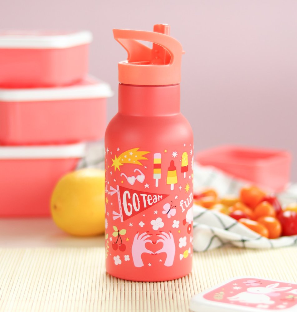 A Little Lovely Company - Borraccia in acciaio inossidabile, 350 ml - Divertimento - immagine 6