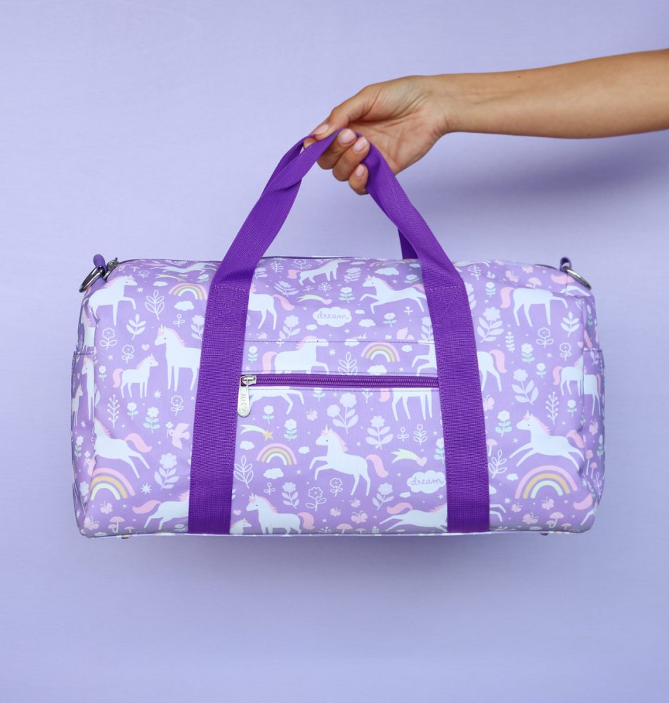 A Little Lovely Company - Sac de voyage enfant - Licornes et arc-en-ciel – Image 4