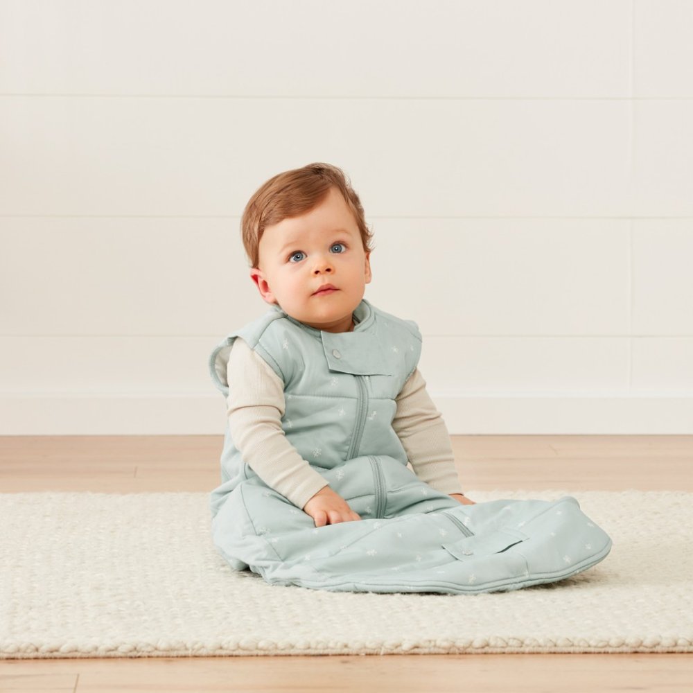 ERGOPOUCH Śpiworek do spania bawełna organiczna Sheeting Sage 8-24 m, 8-14 kg, 2,5 tog - obrazek 6