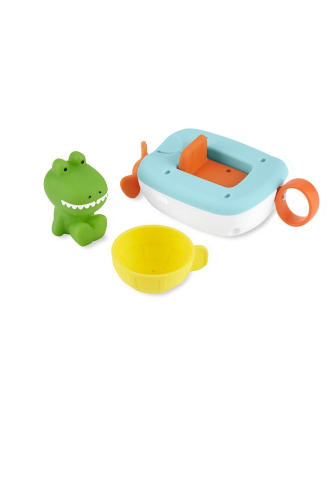 SKIP HOP Giocattolo per il bagnetto barchetta Coccodrillo Clark 12m+ - immagine 5