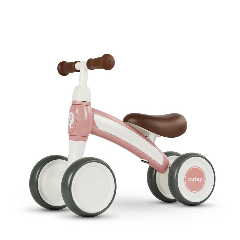 QPLAY Bicicletta senza pedali Cutey-5 New Pink