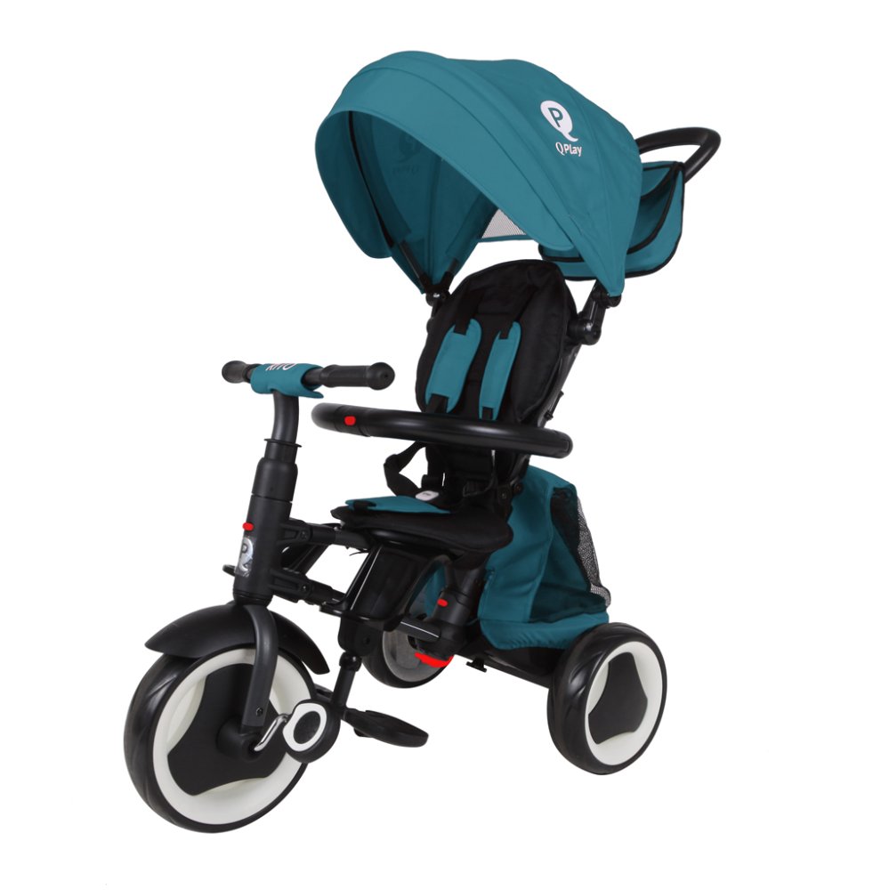 Tricycle QPLAY Rito eva plus Green-blue 10-72 mois – Image 3