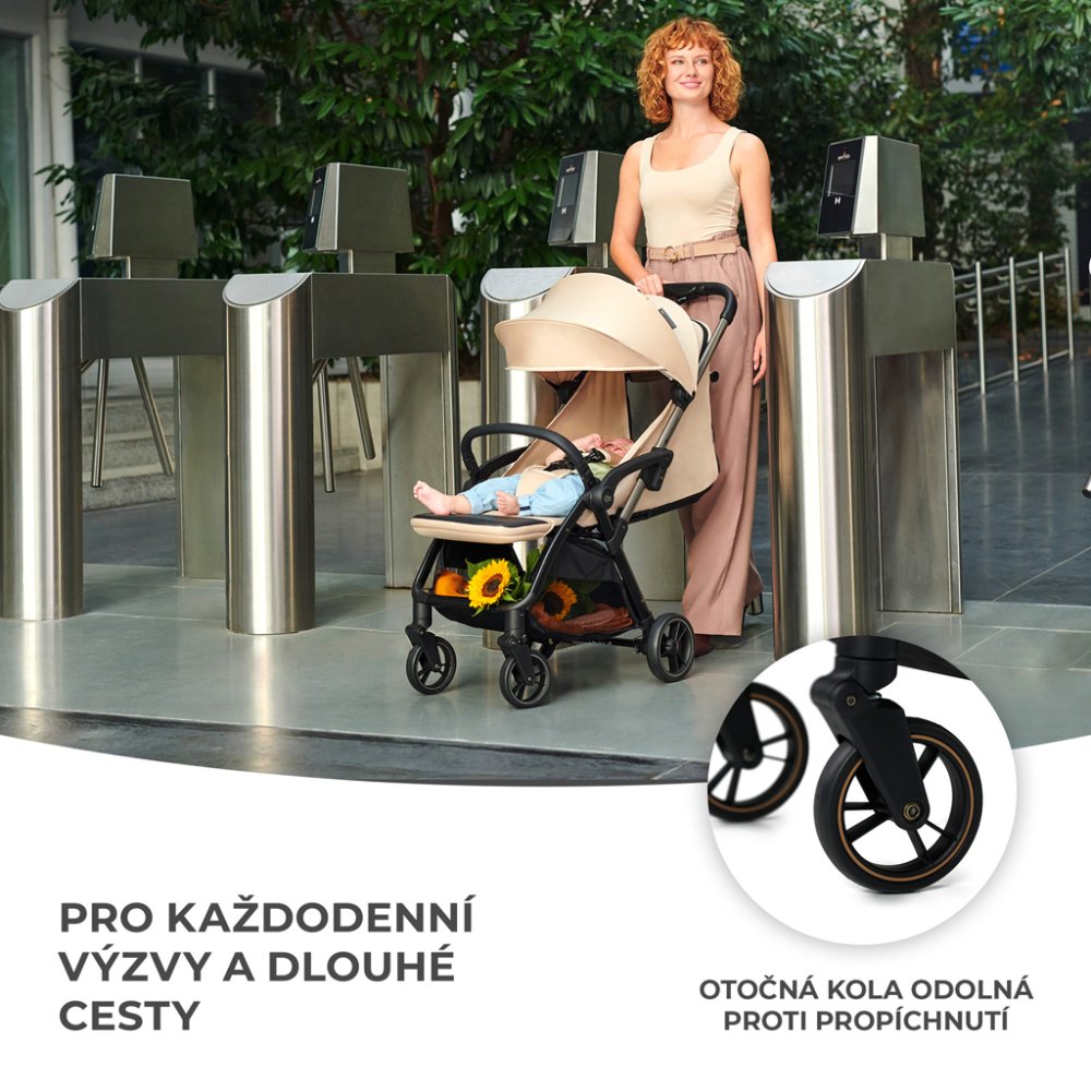 Poussette sport KINDERKRAFT Apino Dove grey – Image 7