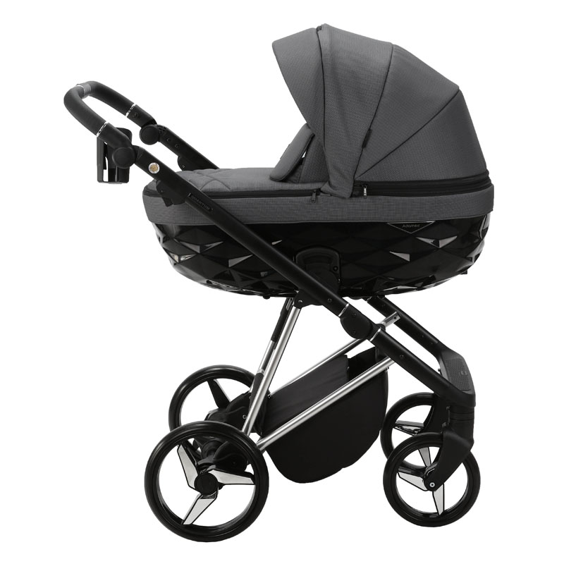 ADAMEX Poussette combinée Quantum Special Edition Graphite/Argent – Image 5