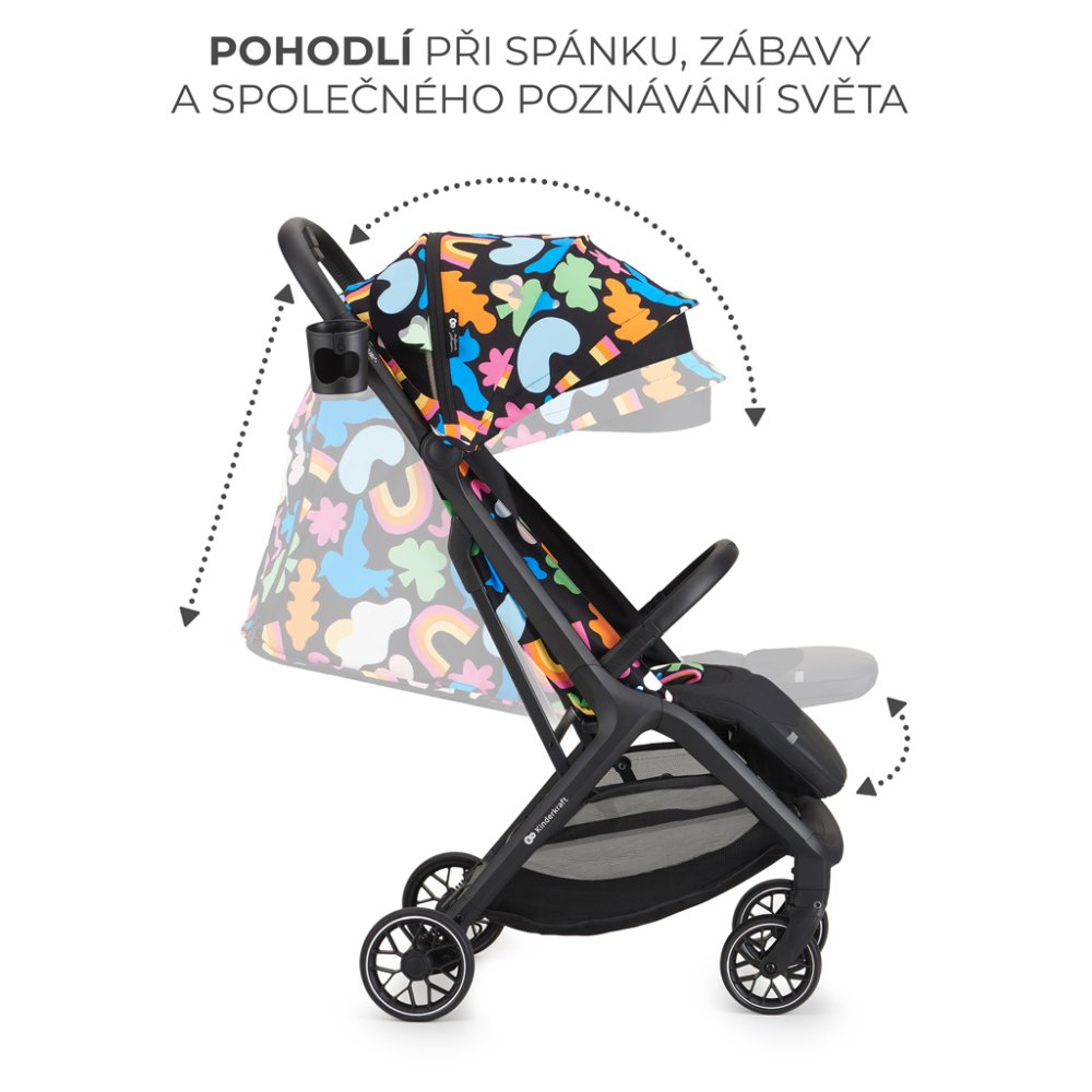 KINDERKRAFT SELECT Passeggino sportivo Nubi 2 Happy shapes - immagine 6