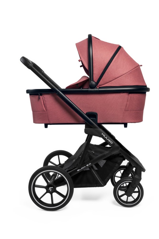 MUUVO Wózek wielofunkcyjny Slick 2.0 zestaw 2w1 Pure pink - obrazek 3