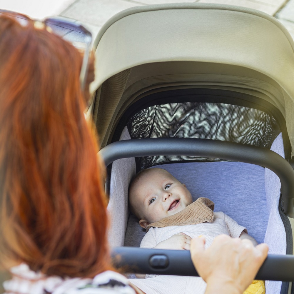 PETITE&MARS SET Poussette 4en1 ICON Dove Grey LITE AIR + CYBEX Aton B2 i-Size – Image 5