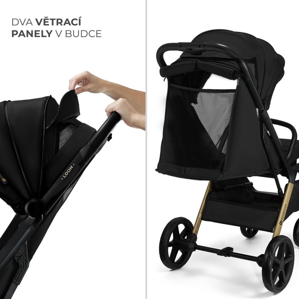KINDERKRAFT Poussette sport Loom Black – Image 7