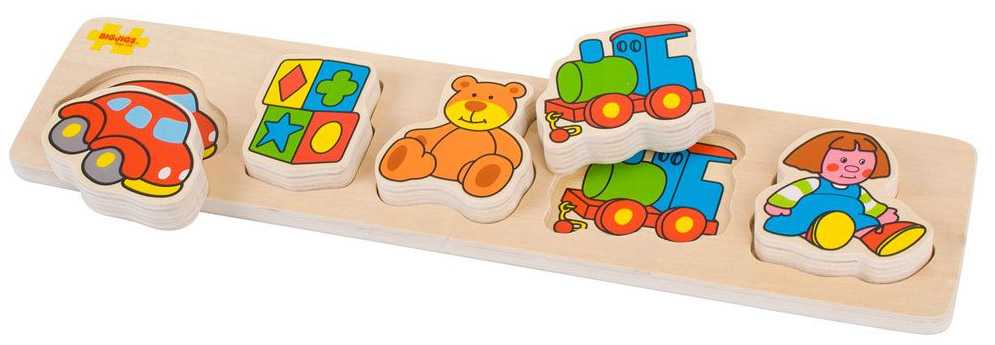 Bigjigs Baby Puzzles de madera encajables