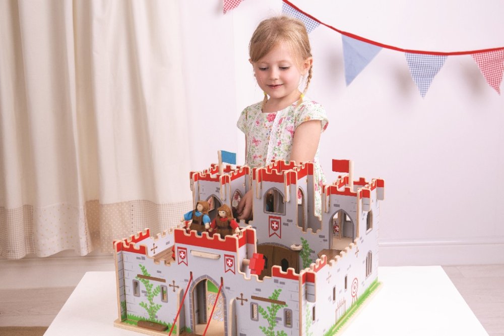 Bigjigs Toys Zamek Króla Jerzego - obrazek 4