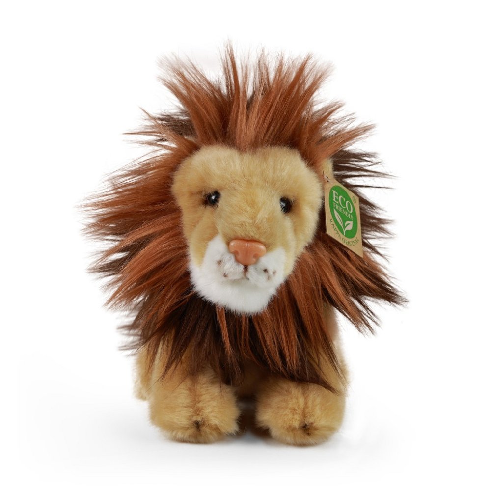 Rappa Peluche lion assis 18 cm ECO-FRIENDLY – Image 4