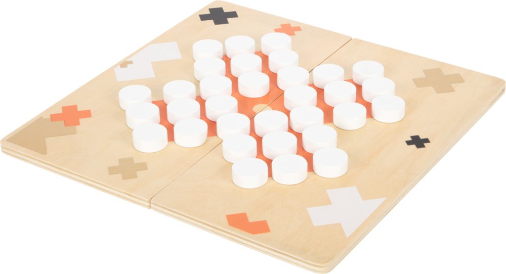 small foot Jeu de morpion et solitaire Gold Edition