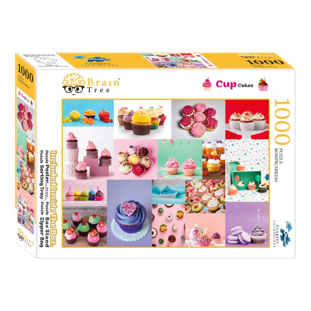 Brain Tree Puzzle Babeczki Cupcakes 1000 elementów