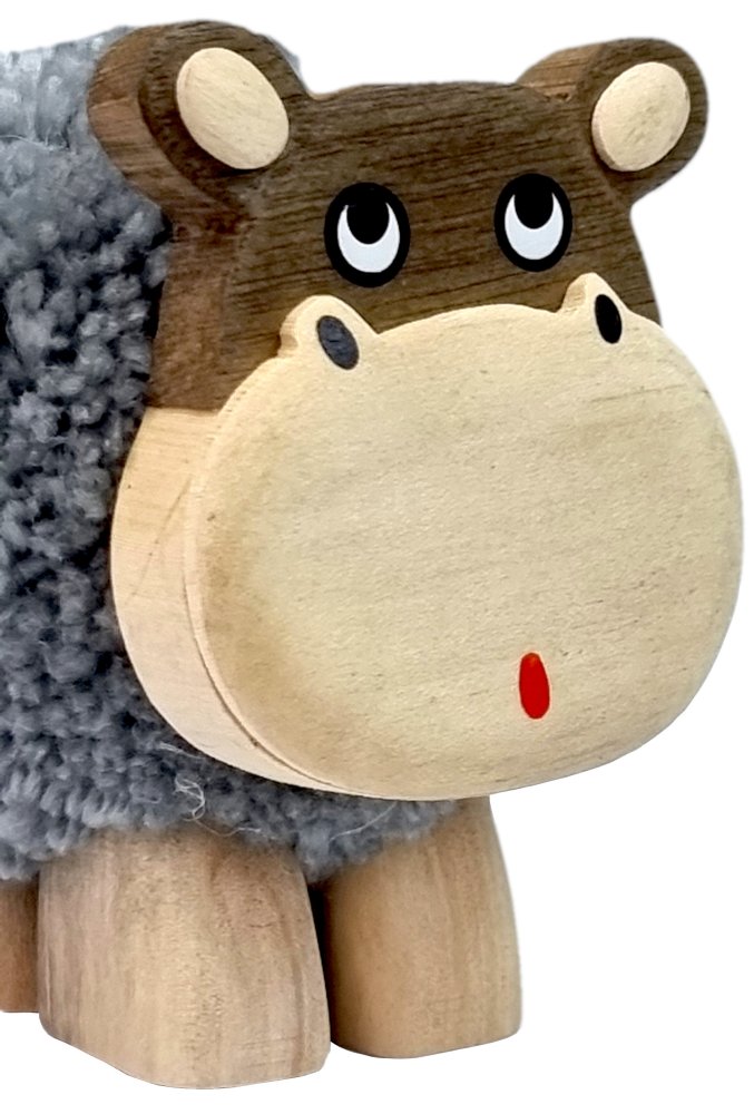 2Kids Toys Holzfigur XL Bommel Nilpferd – Bild 4