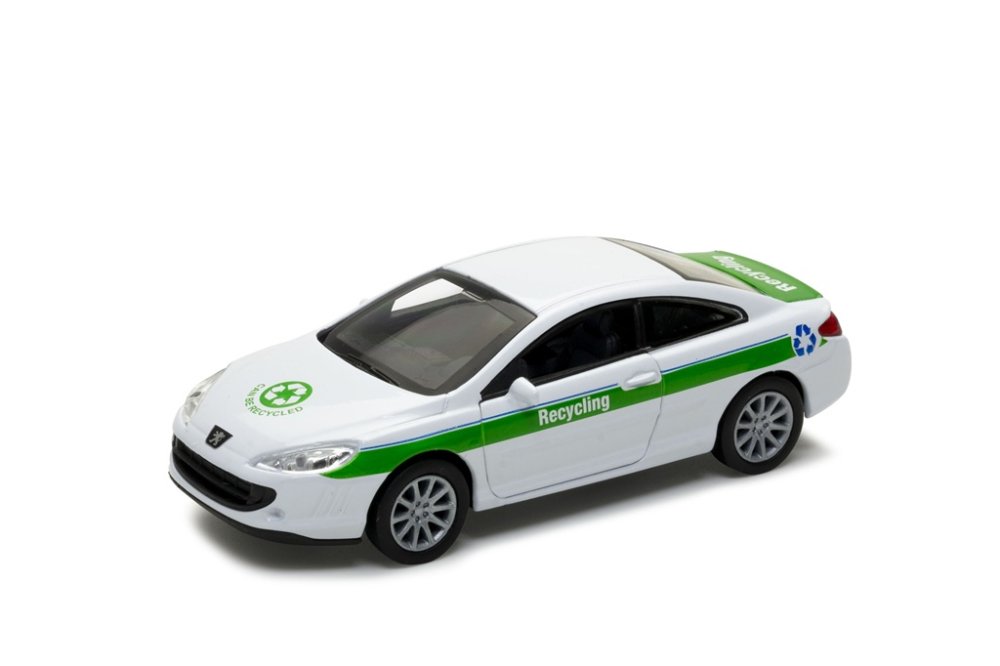 Welly Peugeot Coupé 407 Recycling 1:34