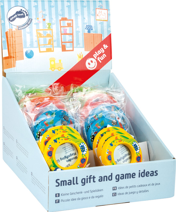 small foot Expositor lupa de madera 24 uds.