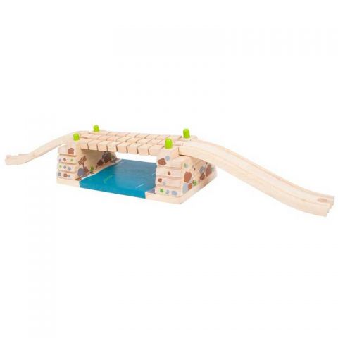 Bigjigs Rail Pont Suspendu au-dessus de la Rivière