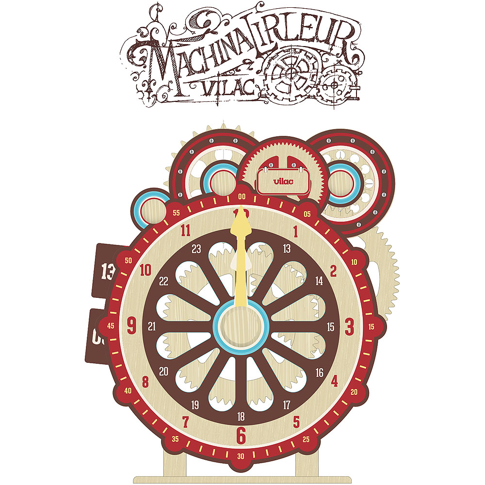 Vilac Reloj didáctico de madera - Imagen 5