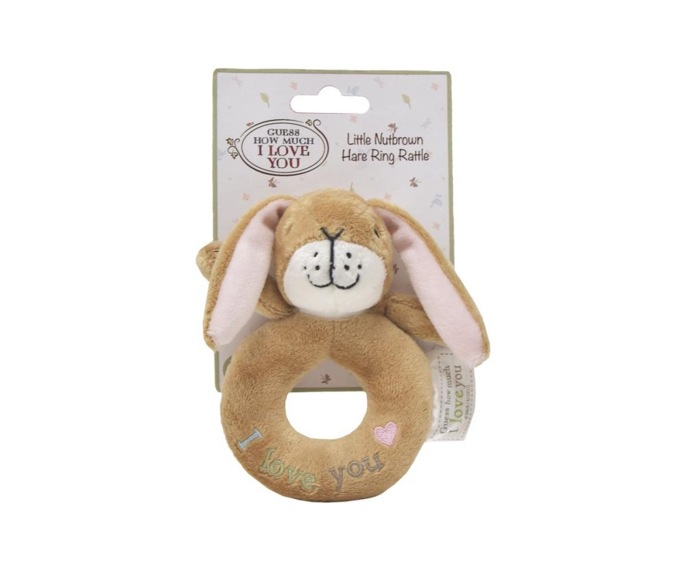 Rainbow Devine combien je t'aime ! Hochet anneau lapin – Image 5