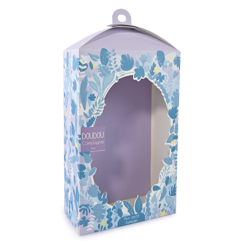 Doudou Zestaw prezentowy - pluszowa kaczuszka z liściem lilii wodnej 27 cm - obrazek 5