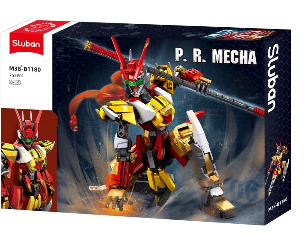 Sluban P.R. Mecha M38-B1180 Bojovník Kyber Goku (obrázek 5)