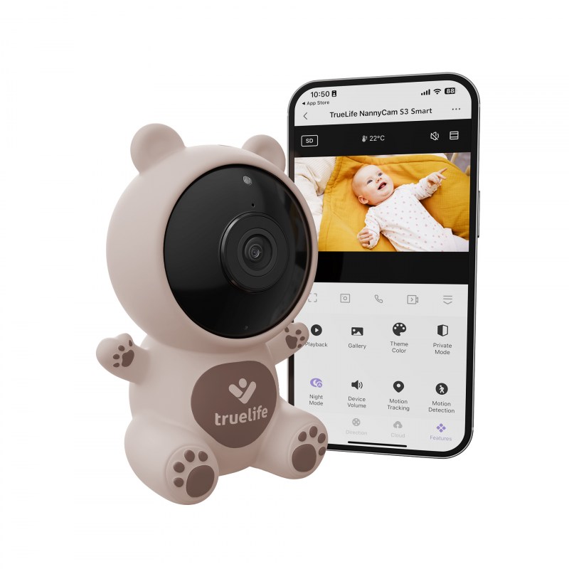 TRUELIFE Baby Monitor digitale NannyCam S3 Smart