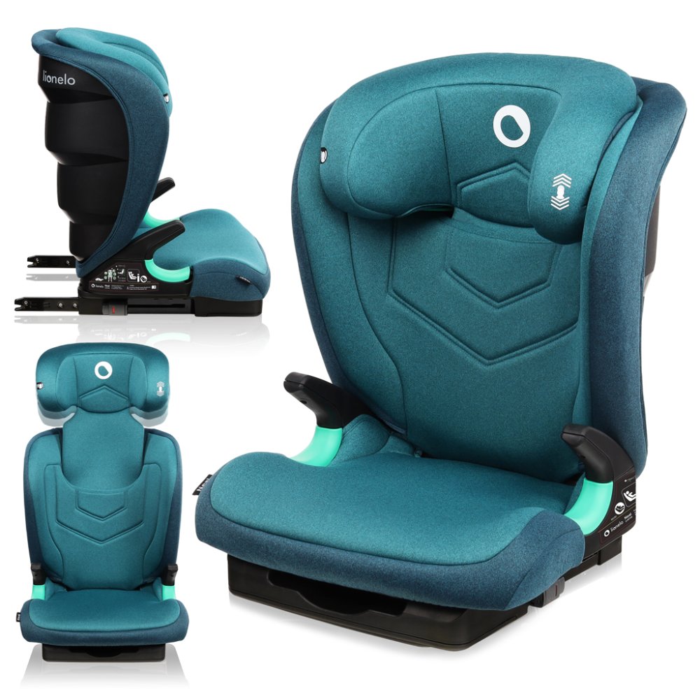 LIONELO Siège auto Neal i-Size (100-150 cm) Green Turquoise