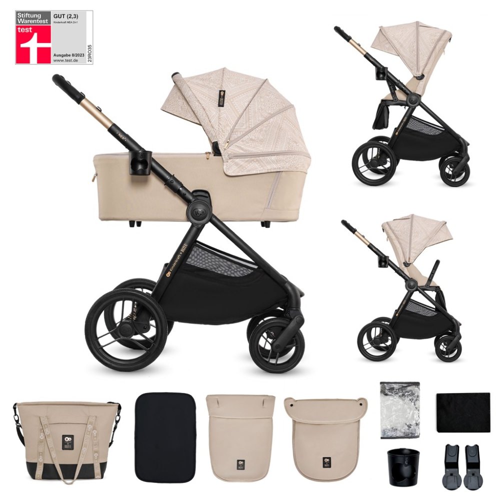 KINDERKRAFT Kombikinderwagen Nea 2 2in1 Dune Whisper Bizuu