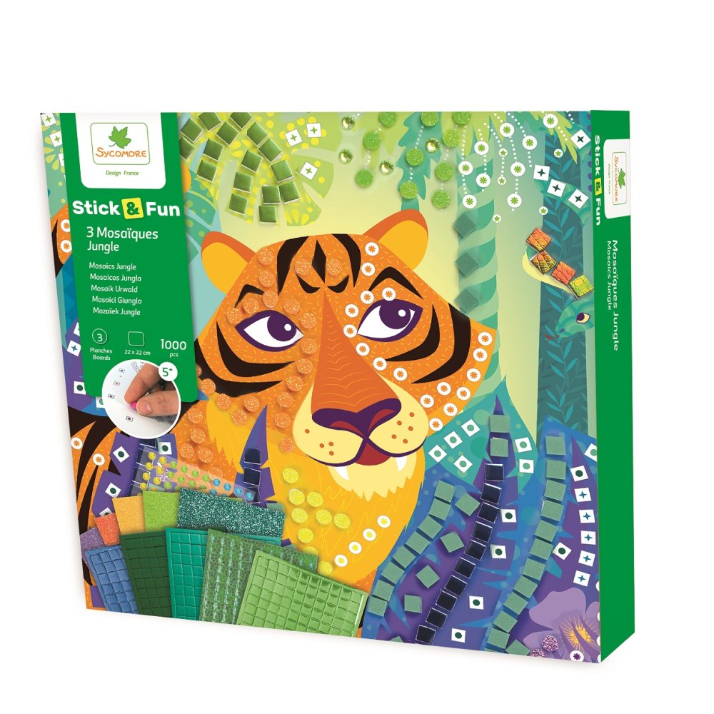 Stick & Fun - mozaika - dżungla