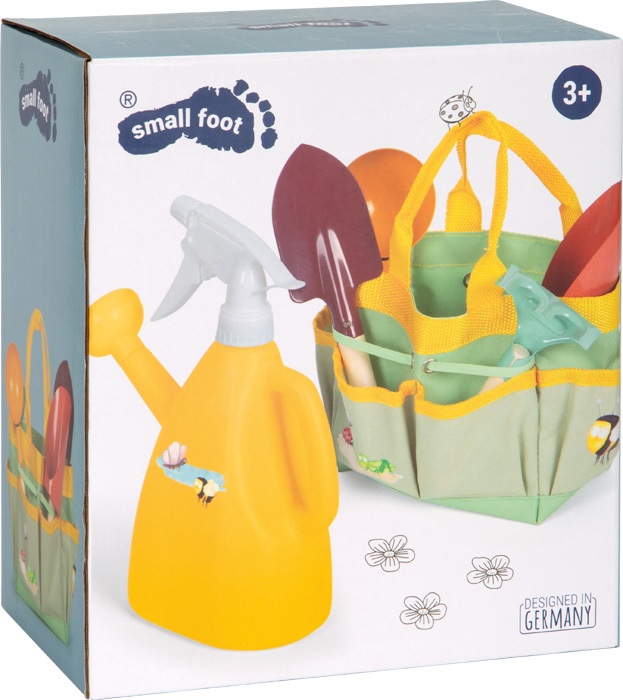small foot Set di attrezzi da giardino in borsa Tiny Garden - immagine 4