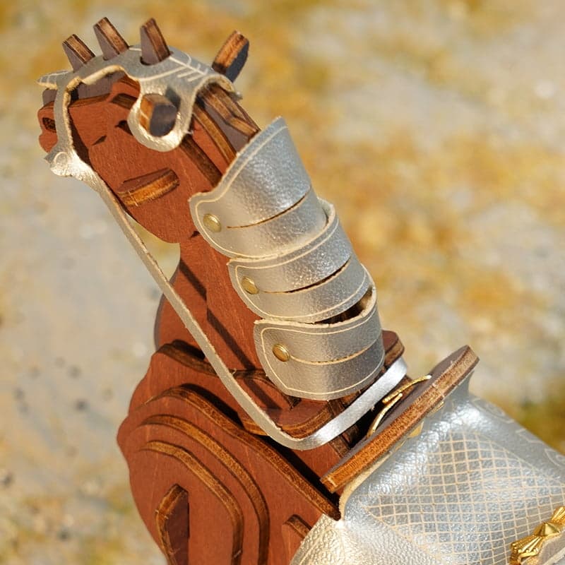Puzzle 3D en bois RoboTime - Cheval de bataille – Image 6