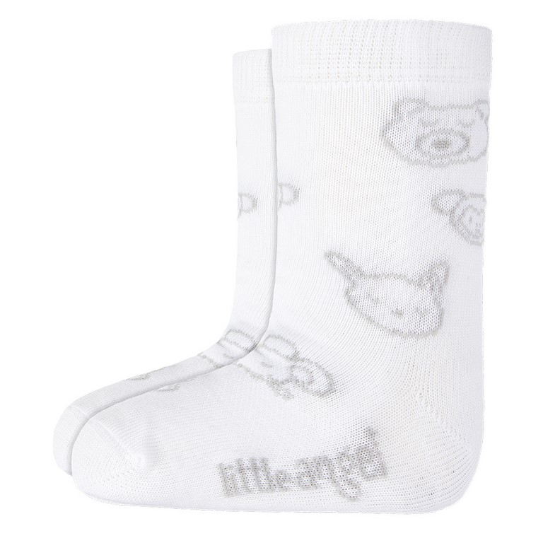 Calcetines para niños con dibujo Outlast® - blanco 20-24 | 14-16 cm