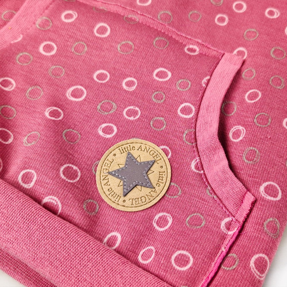 Sweat-shirt chaud à poche - rose 86 – Image 4