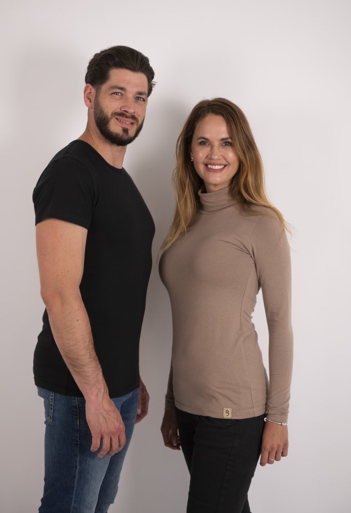 Maglietta da donna dolcevita DR sottile Outlast® - nocciola XXL - immagine 7