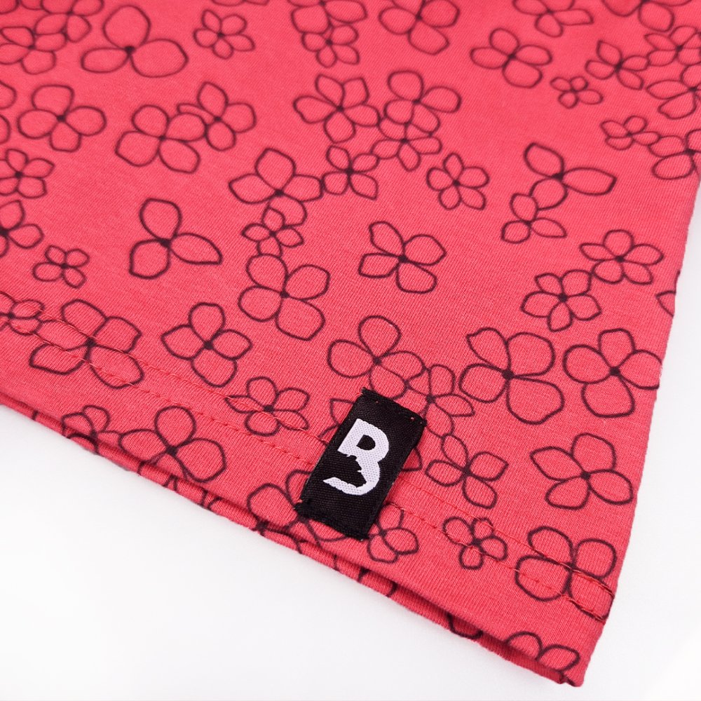 Maglietta per allattamento STAMPA MC sottile Outlast® - Fiori di fragola XXL - immagine 3