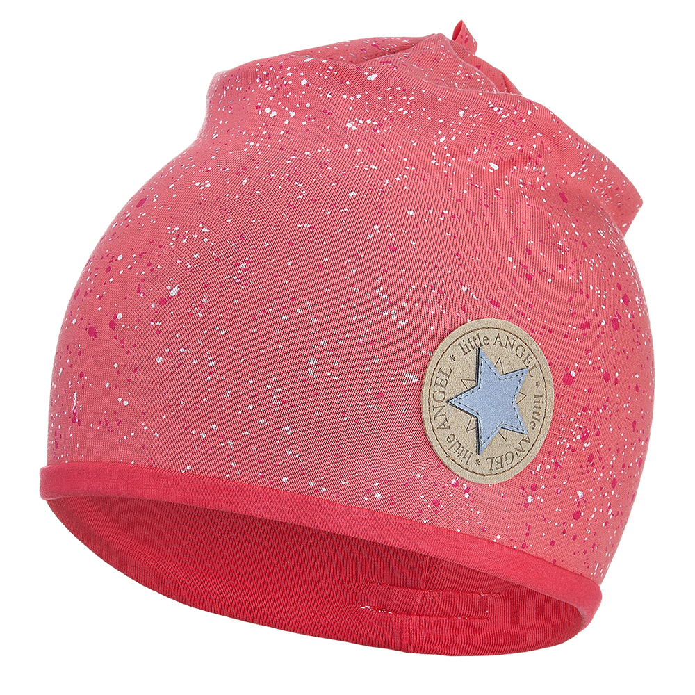 Berretto foderato Outlast® - motivo fragola/fragola 3 | 42-44 cm