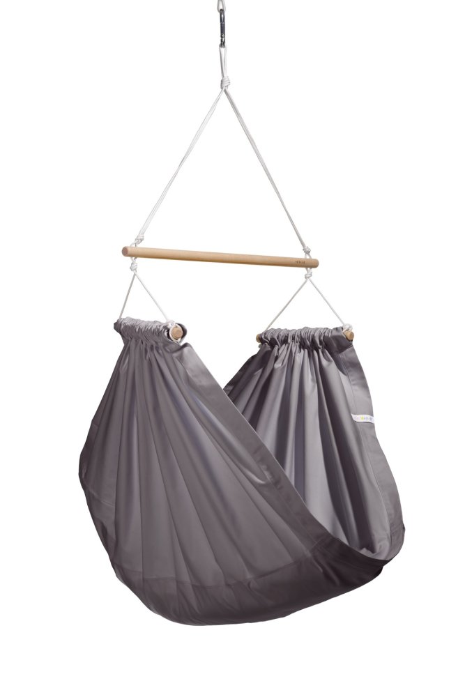 Altalena in tessuto da appendere grigio HOJDAVAK JUNIOR