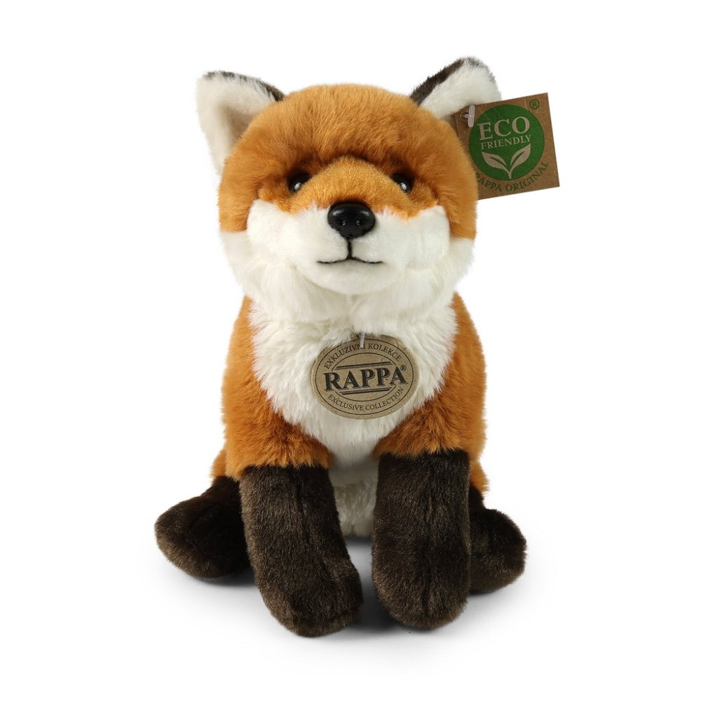 Rappa Plyšová liška sedící 23 cm SOFT COLLECTION, ECO-FRIENDLY (obrázek 3)