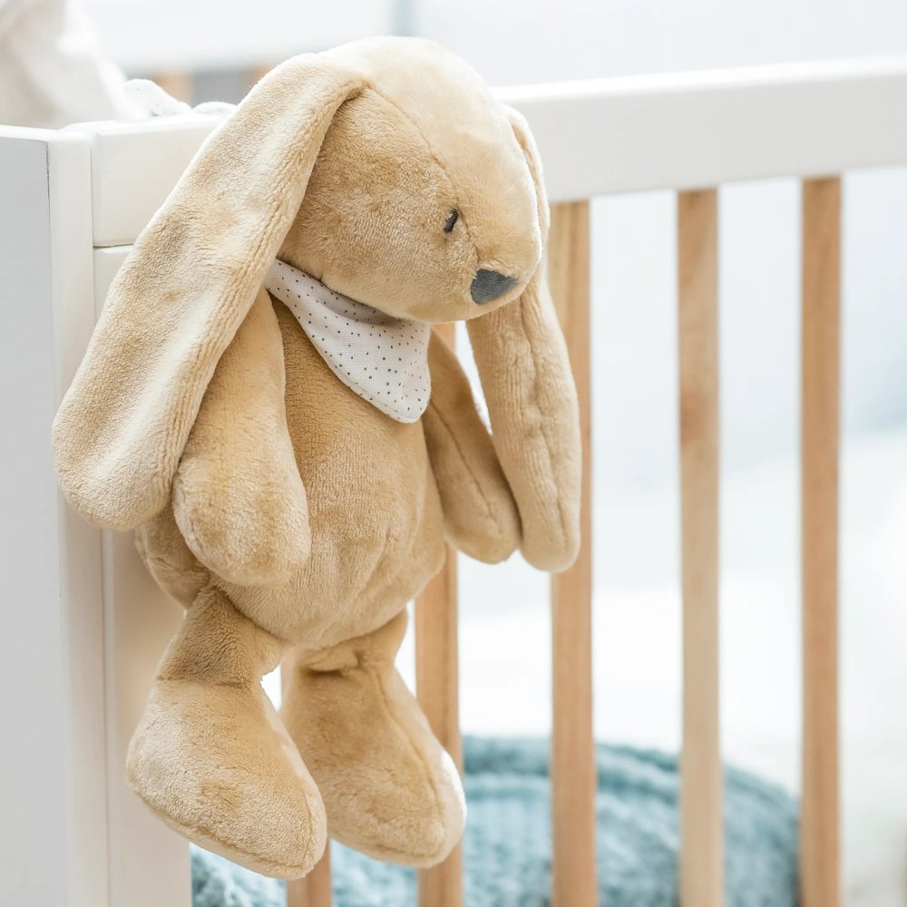 NATTOU Uspáváček plyšový hudební se světýlkem a senzorem pláče 4v1 Sleepy Bunny Pale Brown 0m+ (obrázek 7)