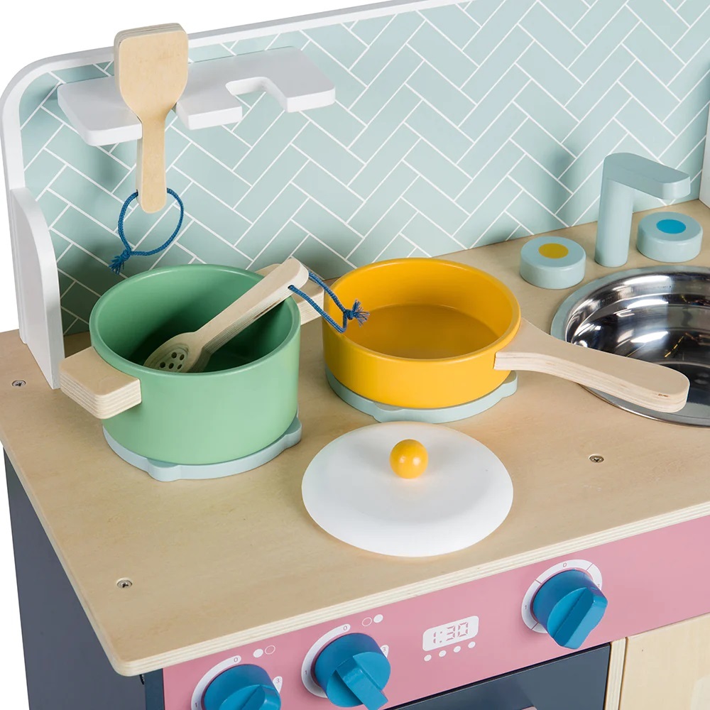 Bigjigs Toys Dětská kuchyňka ve skandinávském stylu (obrázek 9)
