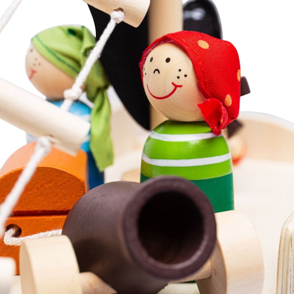 Bigjigs Toys Pirátská loď s piráty (obrázek 7)
