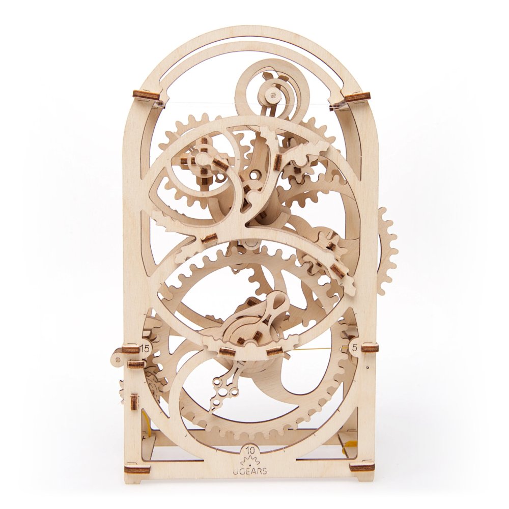 Ugears 3D dřevěné mechanické puzzle Hodinový strojek (obrázek 5)